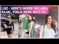 LIVE - Malaika Arora, Kajal Aggarwal with family, Pooja Hegde, Mouni Roy spotted in the city