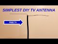 Build a Homemade TV Antenna from Coaxial Cable - DIY OTA TV Antenna