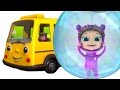 Wheels on the Bus with Lyrics | Educational | Nursery Rhymes