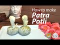 How to make Patra Potli | PDI Ayurveda, India | EISRA, Nederland | #potli #ayurveda