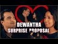 Dewantha Surprise wedding proposal