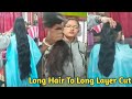 Long Hair To Long Layer Cut || Hair Cut || Full Layer Hair Cut Tutorial  @SwapnasLife28