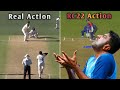 Ashwin real balling action vs RC22 balling action😳|| RC22 gameplay || RC22 all balling action