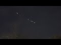Space debris lights up Northern California sky