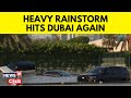 Dubai Floods News | Stormy Weather Hits UAE: Heavy Rain, Thunder, And Floods Sweep Abu Dhabi | N18V