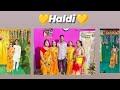 Bhai ki haldi 💛🫶#vlog #youtube #subscribe #likeforlikes