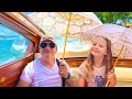 Nastya and dad on a fantastic vacation in Venice