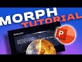 PowerPoint MORPH TRANSITION Tutorial (Step-by-step Planets Presentation 🪐)