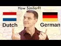 How Similar are German and Dutch?