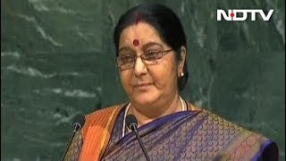 We Made IITs, Pakistan Made Lashkar, Says Sushma Swaraj At UN