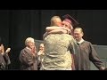 Military dad surprises daughter at graduation