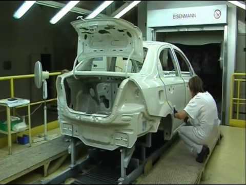 Wycieczka po Fabryce Samochodów Osobowych S.A. Oryginalny film z FSO