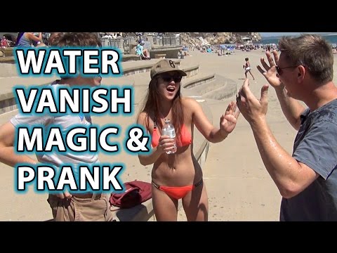 Impossible Vanishing Water Prank MAGIC or TRICK 