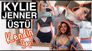 DIY KYLIE JENNER TARZI KESİK ÜST YAPIMI (DİKİŞSİZ)