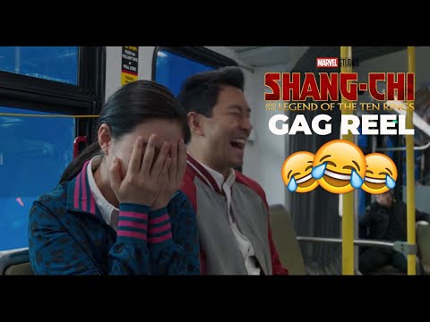 Shang Chi Bloopers and Outtakes Gag Reel Simu Liu Awkwafina Michelle Yeoh Tony Leung and more