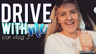 DRIVE WITH ME // CAR VLOG 3!! CURRENT MUSIC FAVORITES!! & ORANGE THEORY FITNESS?!? ||Kellyprepster