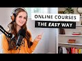 The EASIEST Way to Film & Edit Online Course Videos