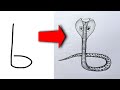 Easy Snake Drawing, How to Draw a Snake | Snake Drawing| How to Draw a Cobra Snake #dk9arts