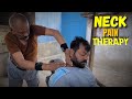 Stiff Neck Clear Before Head Massage by Baba Barber - ASMR Massage