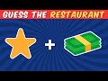 Guess the Restaurant by Emoji | 50 Restaurants