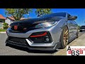 Type R Style Front Lip Install | 10th Gen Civic Si