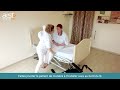 Milieux de soins -Transfert d'un patient de son lit à un fauteuil roulant