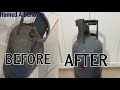تنظيف سلندر الغاز من الزيوت /Easy way to clean gas cylinder/Gas Cylinder Cleaning