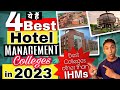 Best Hotel Management Colleges other than IHMs in 2023| Hotel Management Colleges for BHM in 2023|