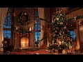 Christmas Music Ambience with Instrumental Christmas Music & Crackling Fireplace