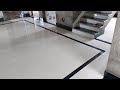 amazing floor tiles with border design!! black tiles border and white floor tiles!!@ManojDey