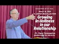 GROWING IN HOLINESS IN OUR RELATIONSHIP - A Lenten Recollection with Fr. Dave Concepcion