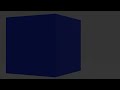 Walking cube (Blender Animation) | Cube with a color
