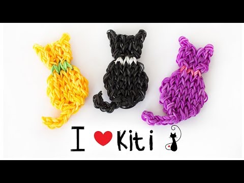 Плетение из резиночек только коты Плетение из резиночек только коты