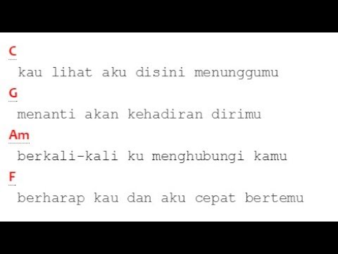 Download Kunci Gitar Dash Uciha - Merindukanmu - Lirik Lagu dan Chord free