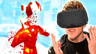 THE BEST VR GAME EVER? (SUPERHOT VR)