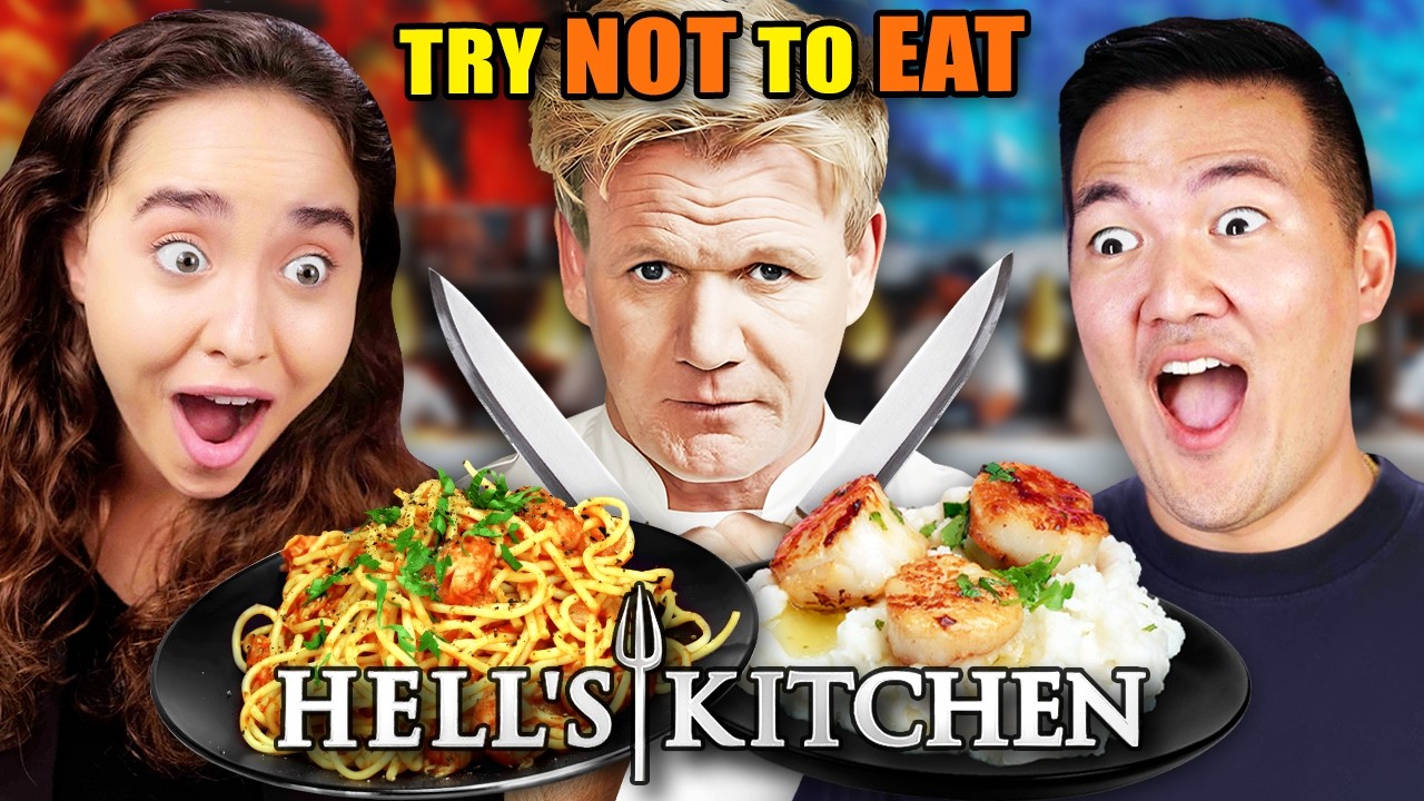 Try Not To Eat – Hell’s Kitchen #3 (Spaghetti & Lobster, Smoked Enchiladas, Raj’s Pizza)