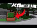 I TROLLED Pretending to be a BUSH in Heroes Battlegrounds (ROBLOX)