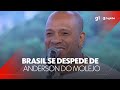 Brasil se despede do cantor de pagode Anderson, vocalista da banda Molejo #g1 #JN