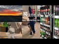 Sunday RESET | getting back into a routine, cleaning,pets, yoga, shopping, 2nd job