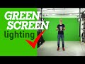 Best Green Screen Lighting  ||  HOW TO