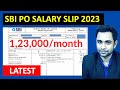 SBI PO SALARY SLIP 2023  | SBI PO Salary is 1,20,000/month | SBI Salary Slip