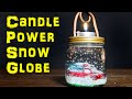 How to Make a Candle Powered Snow Globe