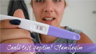 2. KEZ HAMILEYIM! CANLI TEST YAPTIM | ANNE GÜNLÜĞÜ |