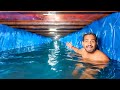 We Made Secret Tunnel Swimming Pool - Underground