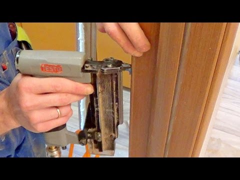 Как установить наличники на межкомнатные двери своими руками