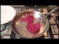 Searing ahi tuna steaks