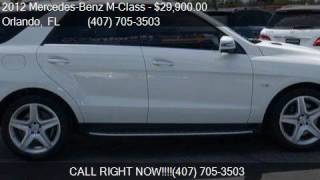 2012 Mercedes-Benz M-Class ML 550 AWD 4MATIC 4dr SUV for sal