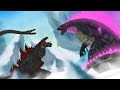 GODZILLA EVOLVED VS SHIN GODZILLA JR | MonsterVerse Epic Battle | ANIMATION