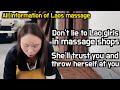 All information about Laos massage, Don't tell Lao girl that you like her! she believes everything!