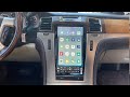 13.6" Android Navigation Radio for 2007 - 2014 Cadillac Escalade： Demo video